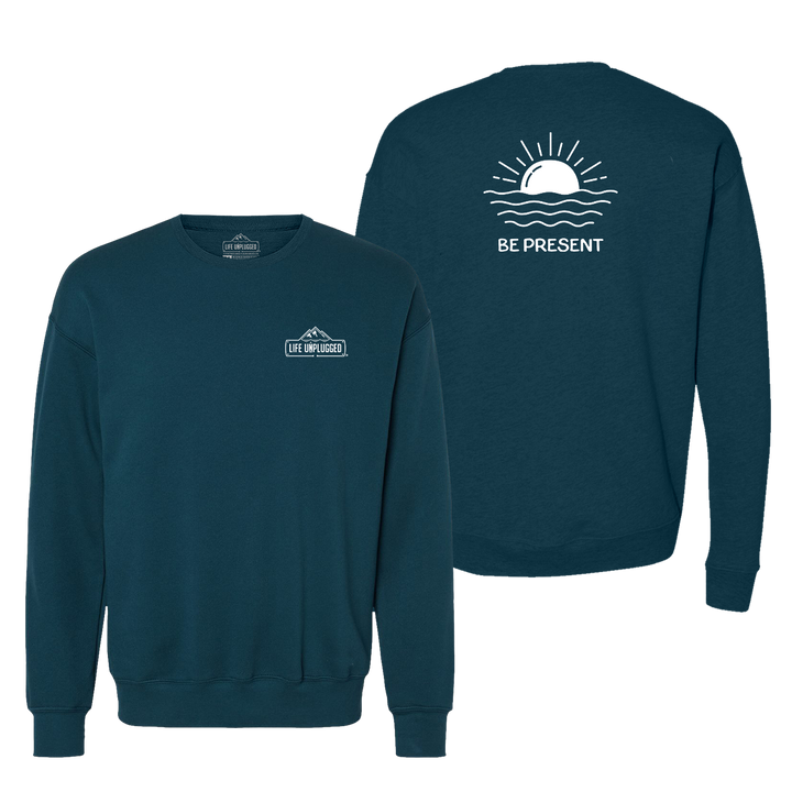 Ocean Sunset Midweight Super Soft Crewneck Sweatshirt