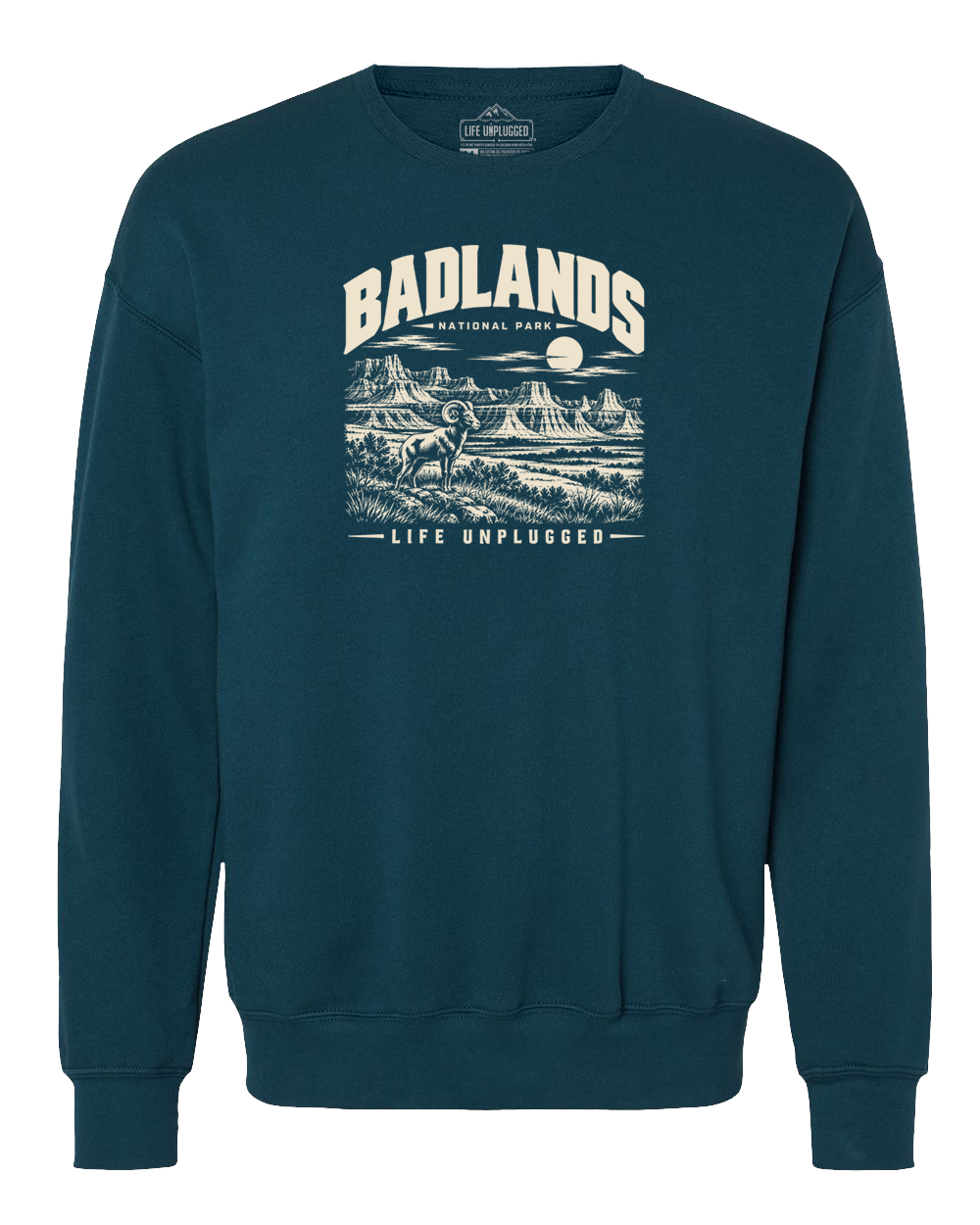BADLANDS NATIONAL PARK Midweight Super Soft Crewneck