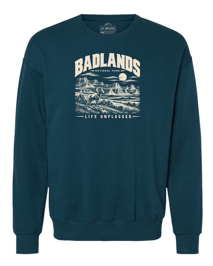 BADLANDS NATIONAL PARK Midweight Super Soft Crewneck