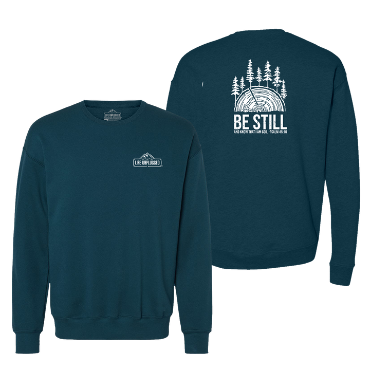 BE STILL IN THE WOODS Midweight Super Soft Crewneck