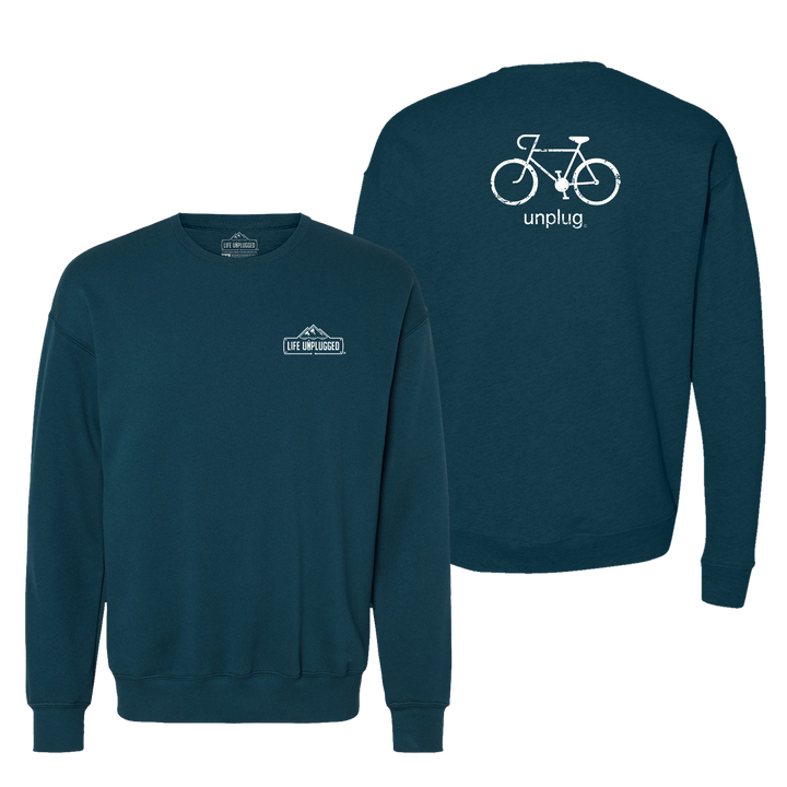 Road Bike Midweight Super Soft Crewneck Sweatshirt