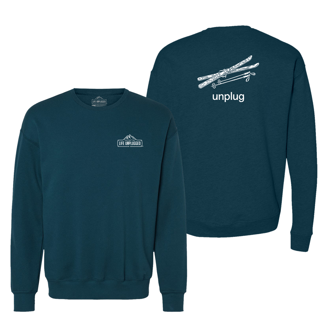 VINTAGE SKIS Midweight Super Soft Crewneck