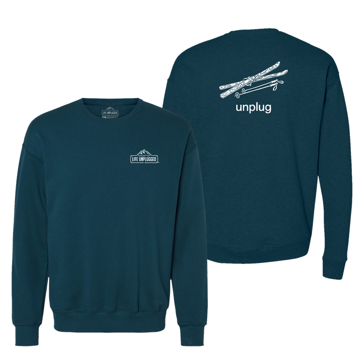 VINTAGE SKIS Midweight Super Soft Crewneck