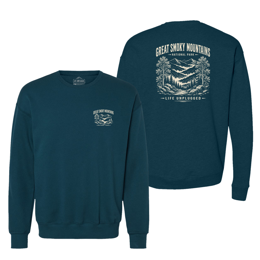 GREAT SMOKY MOUNTAINS NATIONAL PARK Midweight Super Soft Crewneck