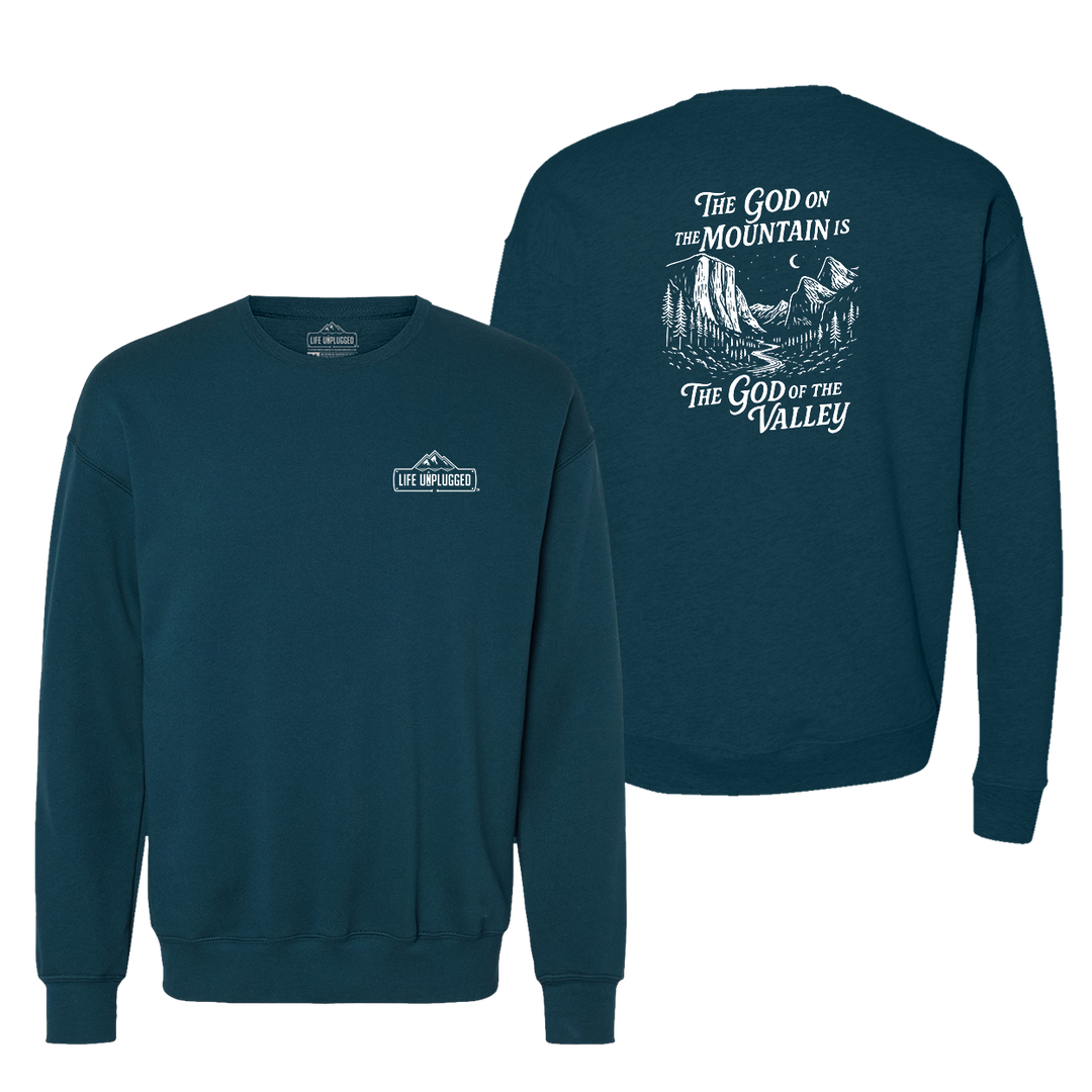 God On The Mountain Midweight Super Soft Crewneck