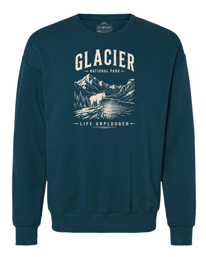 GLACIER NATIONAL PARK Midweight Super Soft Crewneck