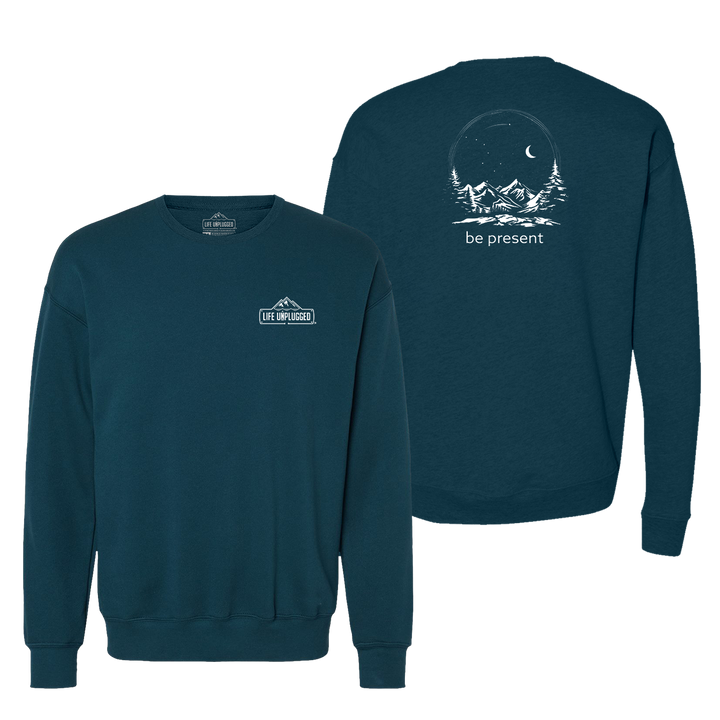Starry Night Sky Midweight Super Soft Crewneck Sweatshirt