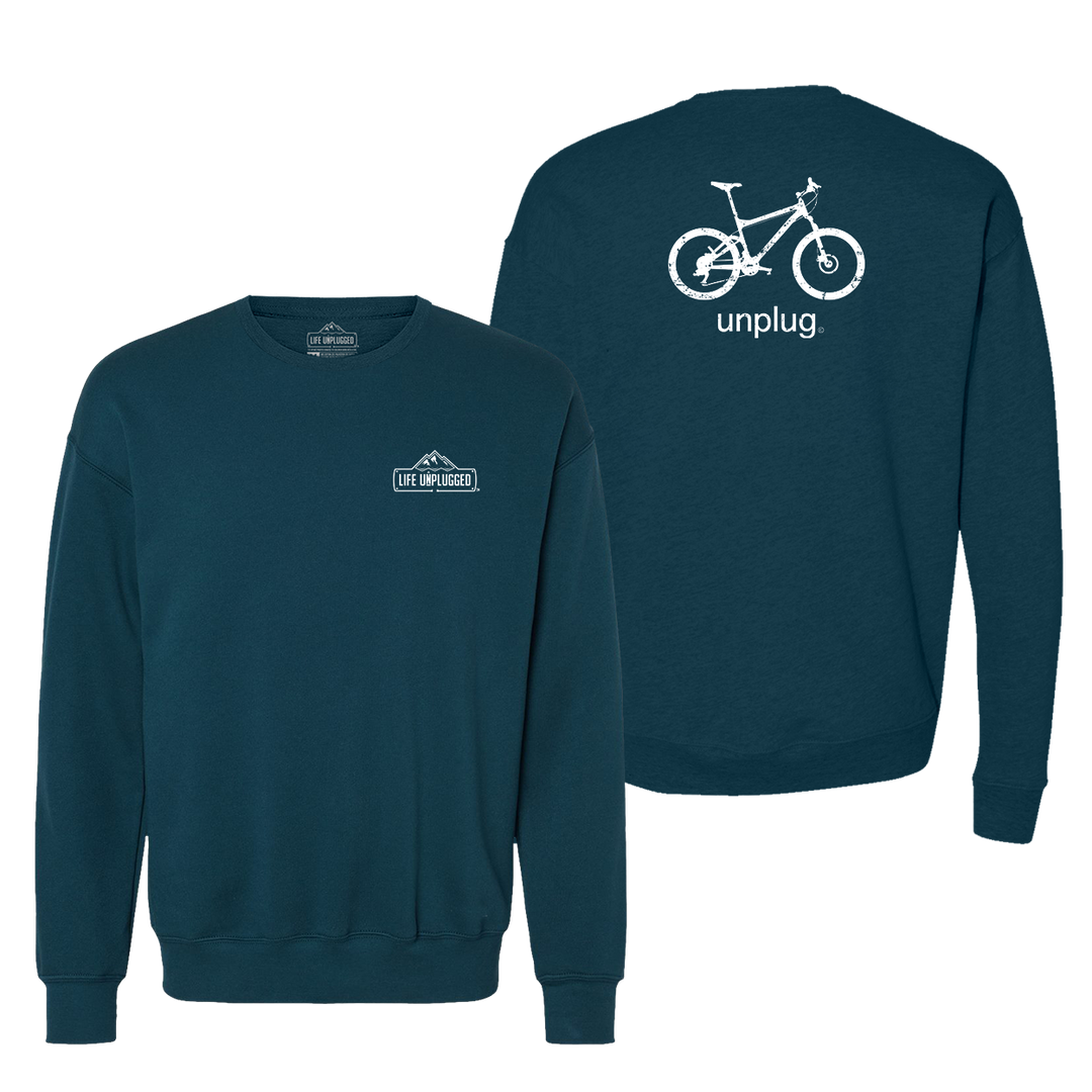 Mountain Bike Midweight Super Soft Crewneck Sweatshirt