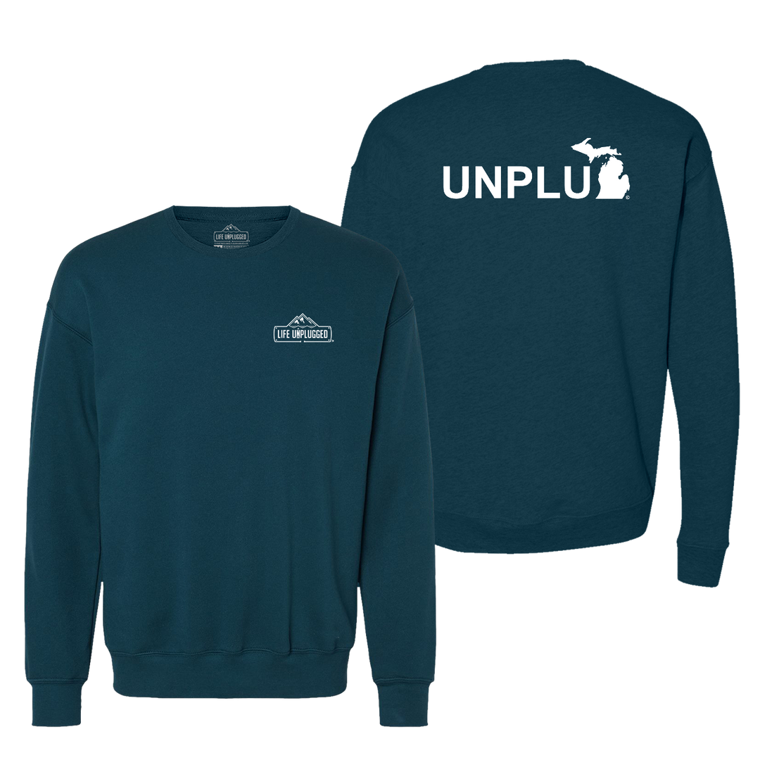 Unplug (MI) Midweight Super Soft Crewneck Sweatshirt