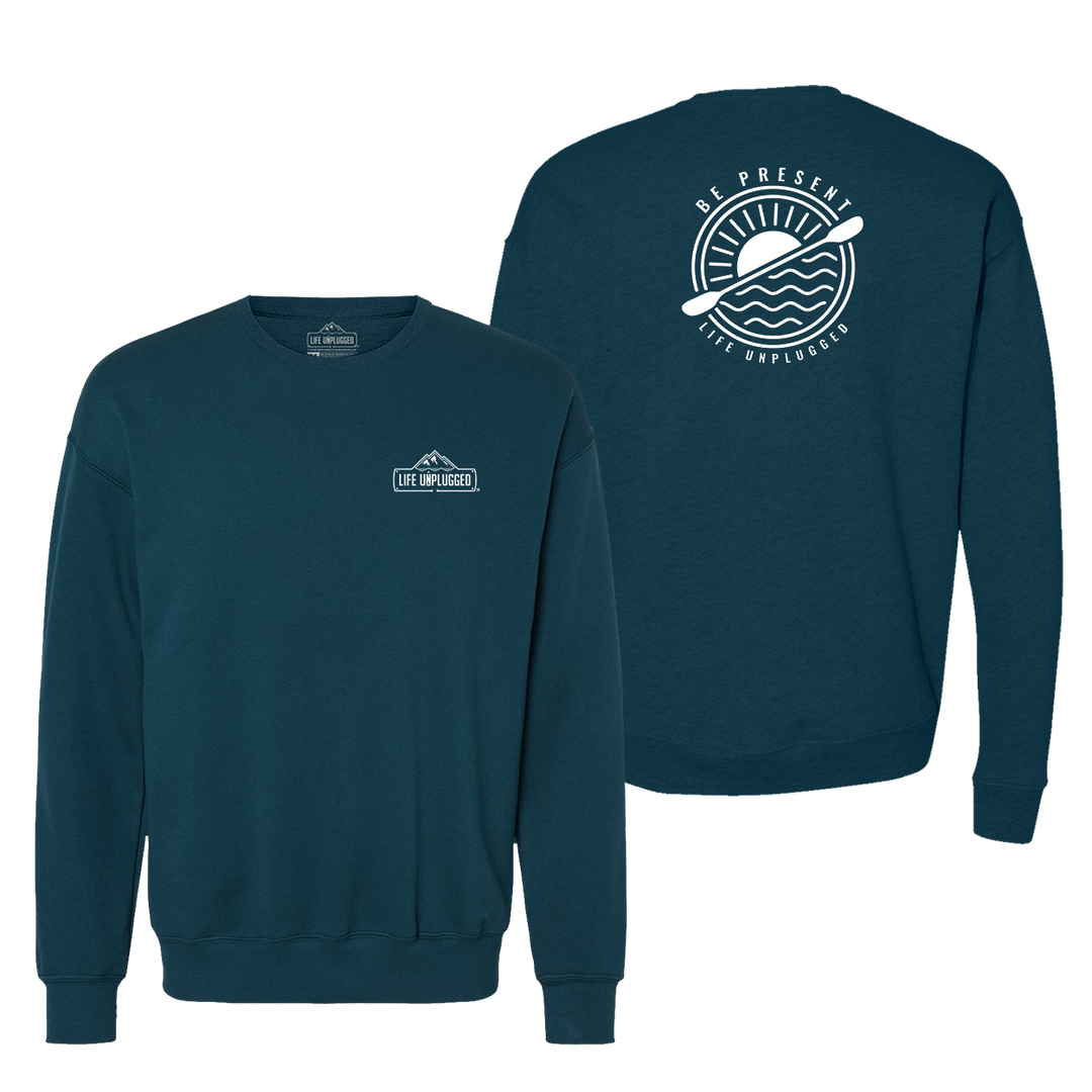 Be Present Paddle Midweight Super Soft Crewneck Sweatshirt