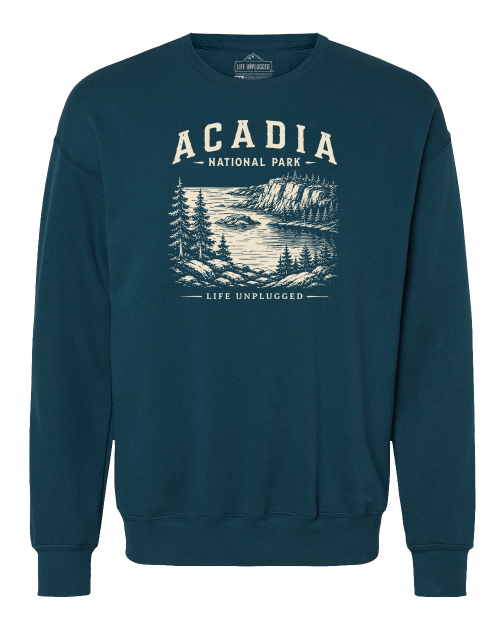 ACADIA NATIONAL PARK Midweight Super Soft Crewneck