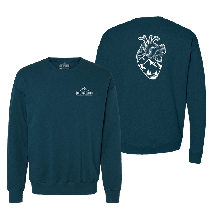 Anatomical Heart (Full Chest) Midweight Super Soft Crewneck Sweatshirt