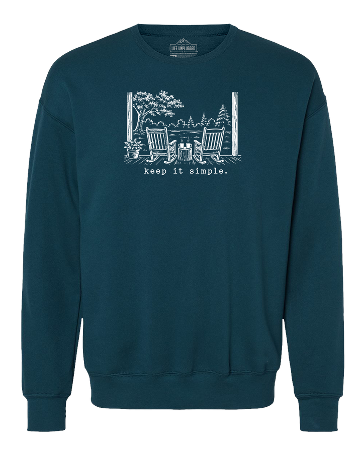 KEEP IT SIMPLE. Midweight Super Soft Crewneck