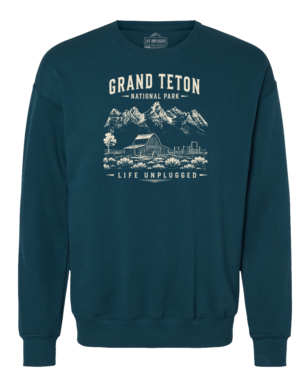 GRAND TETON NATIONAL PARK Midweight Super Soft Crewneck