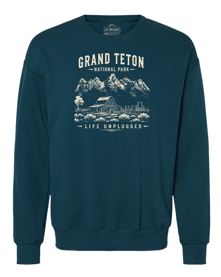 GRAND TETON NATIONAL PARK Midweight Super Soft Crewneck