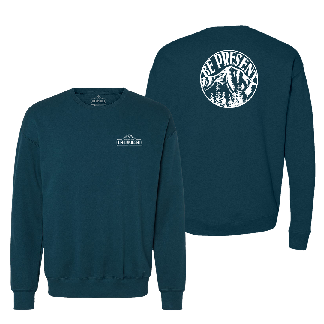 Be Present Mountain Midweight Super Soft Crewneck Sweatshirt