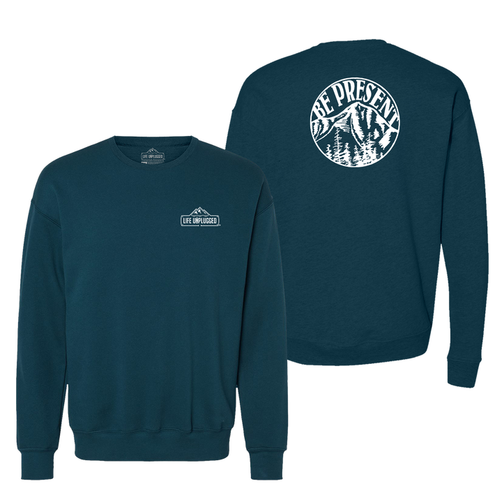 Be Present Mountain Midweight Super Soft Crewneck Sweatshirt