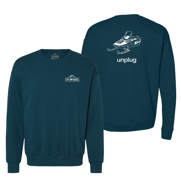 SNOWMOBILE Midweight Super Soft Crewneck