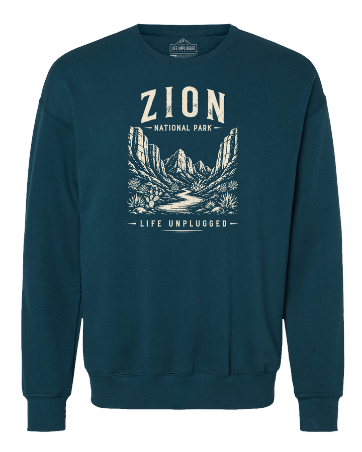 ZION NATIONAL PARK Midweight Super Soft Crewneck