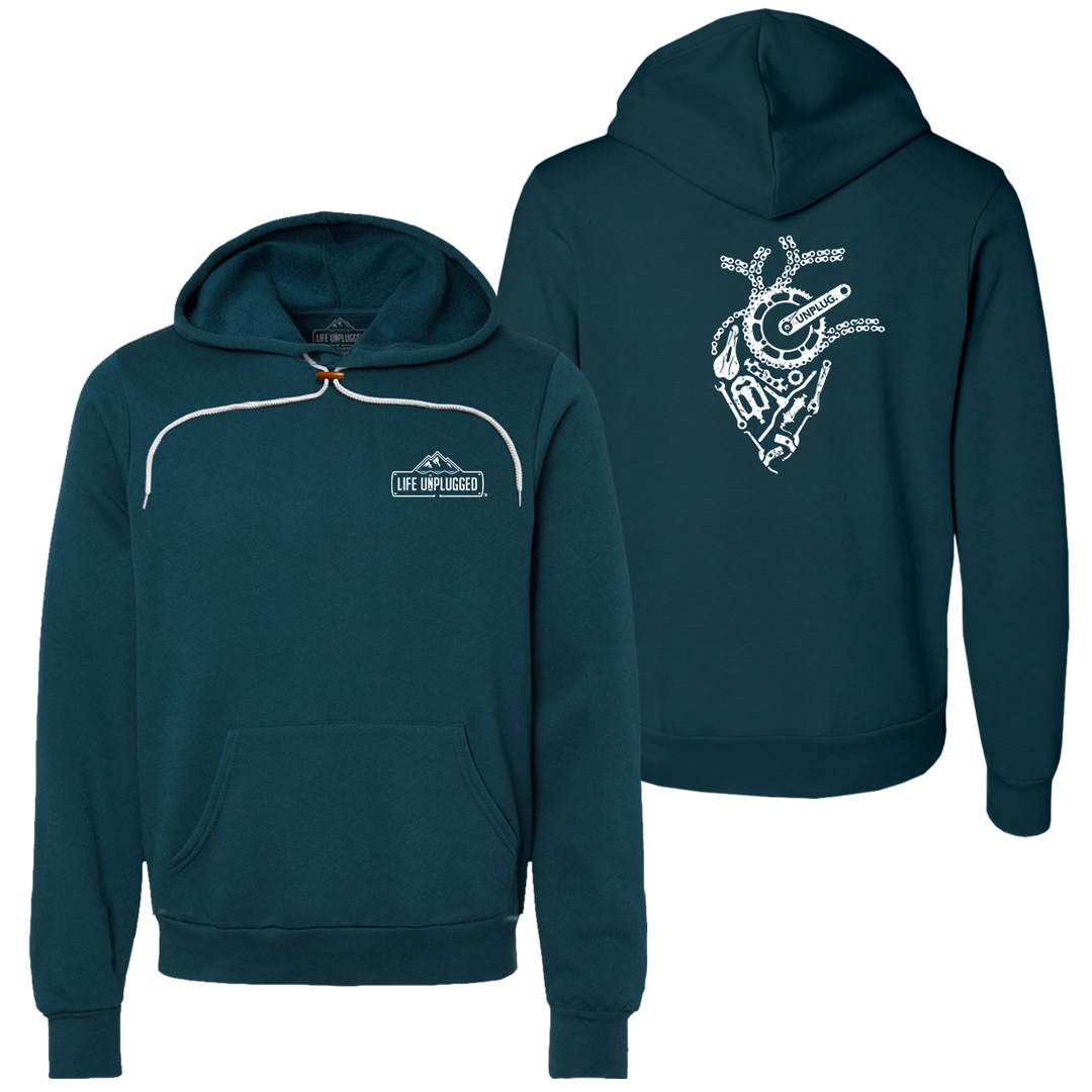 Anatomical Heart (Bicycle Parts) Super Soft Hoodie