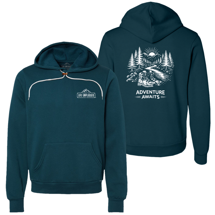 ADVENTURE AWAITS Super Soft Hoodie