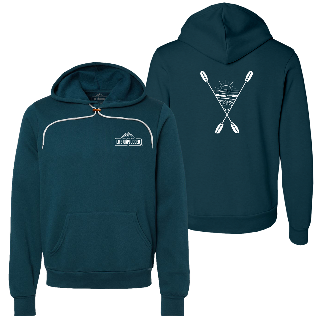 Kayaking Into The Sunset Super Soft Hoodie