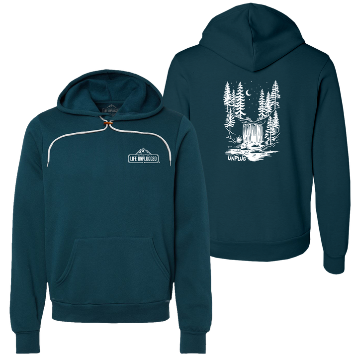 WATERFALL UNDER THE STARS Super Soft Hoodie