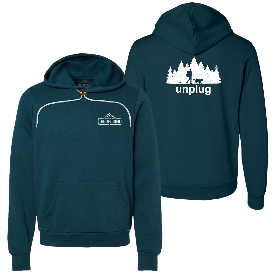 Dog Walks In The Woods Super Soft Hoodie
