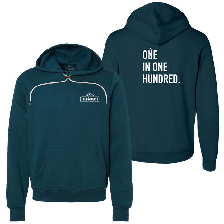 One in One Hundred Stacked Super Soft Hoodie