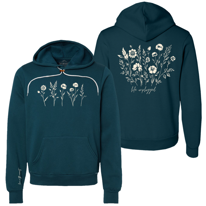 Live in the Moment Wildflower Super Soft Hoodie