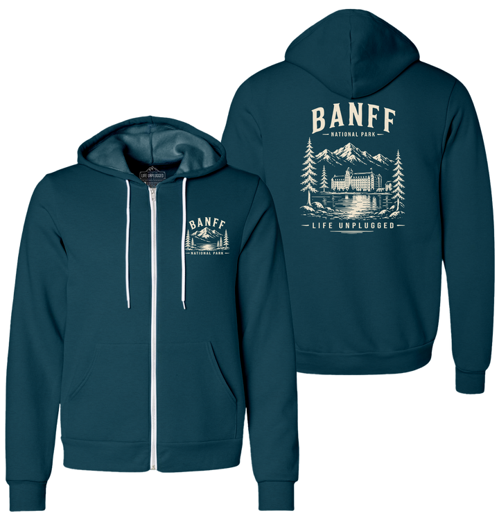 BANFF NATIONAL PARK Supersoft Midweight Zip Up Hoodie
