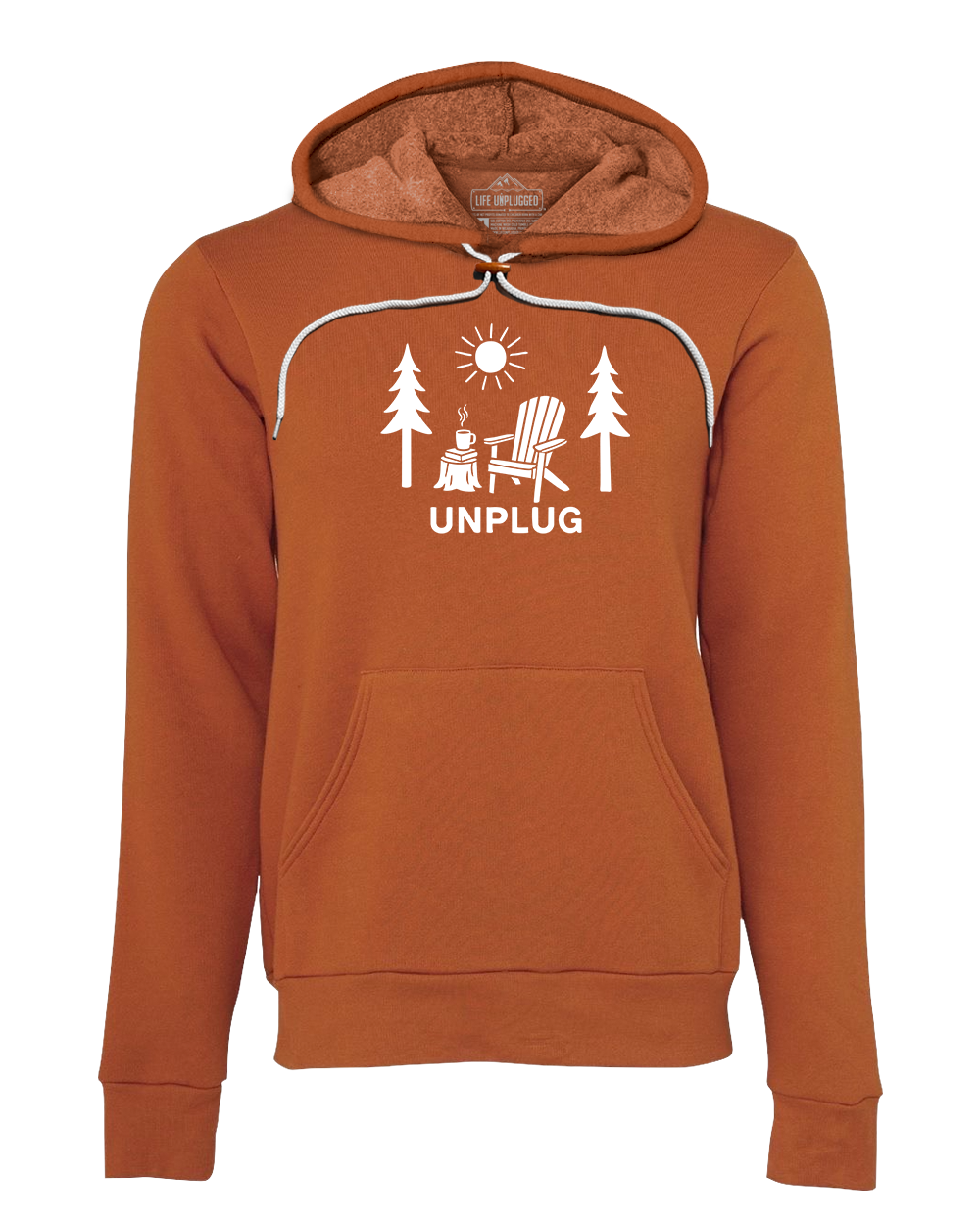 READING IN THE WOODS Super Soft Hoodie