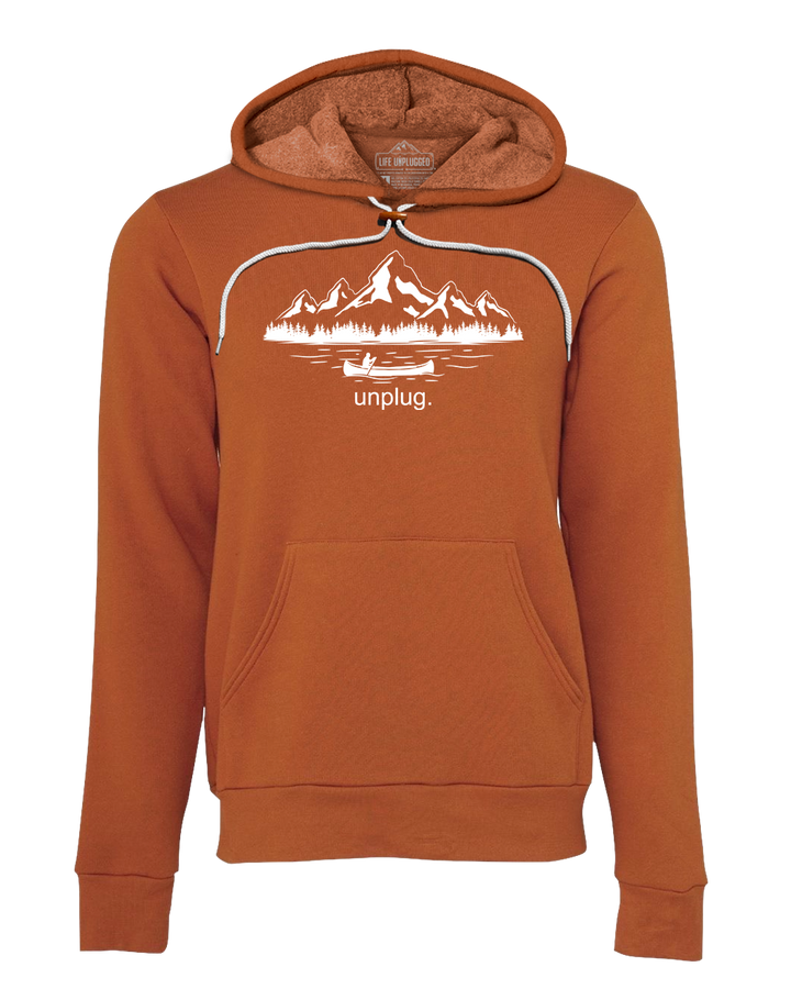 Canoeing In The Mountains Super Soft Hoodie