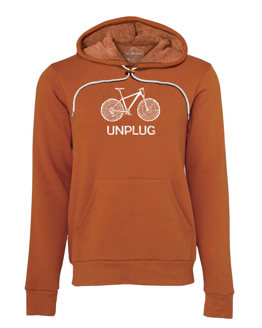 Mountain Bike Tree Stumps Super Soft Hoodie