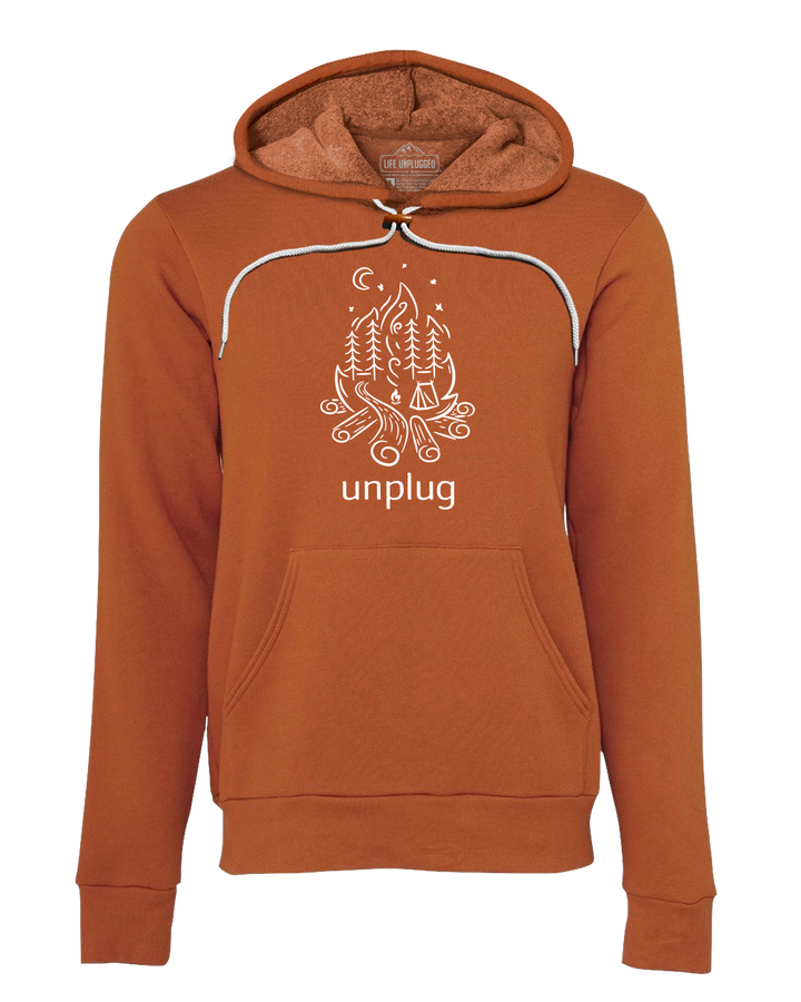 Campfire Camping Scene Super Soft Hoodie