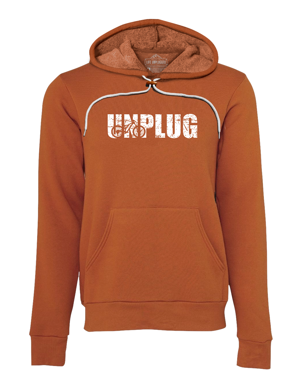 Unplug Mountain Bike Silhouette Super Soft Hoodie