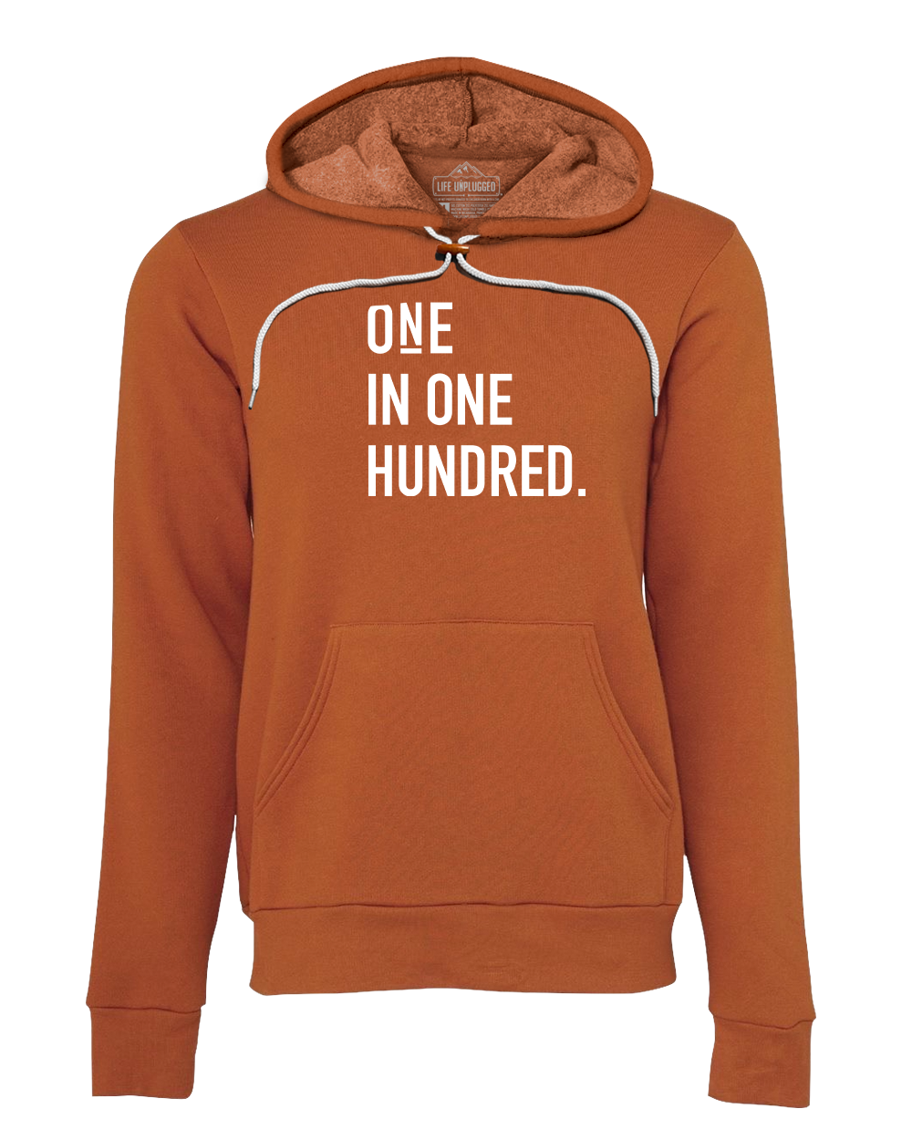 One in One Hundred Stacked Super Soft Hoodie