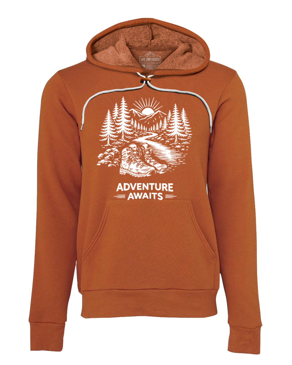 ADVENTURE AWAITS Super Soft Hoodie