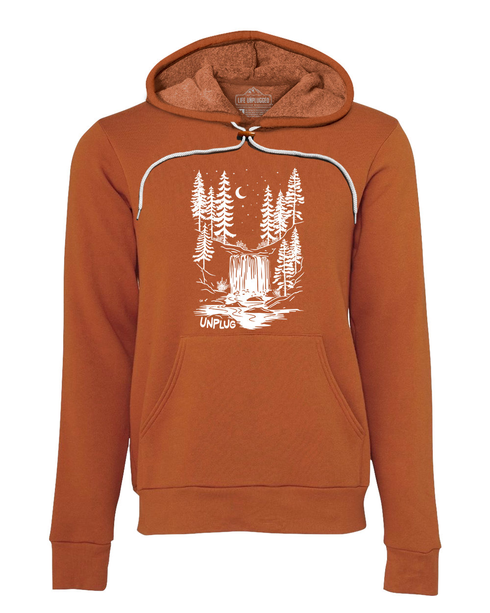 WATERFALL UNDER THE STARS Super Soft Hoodie