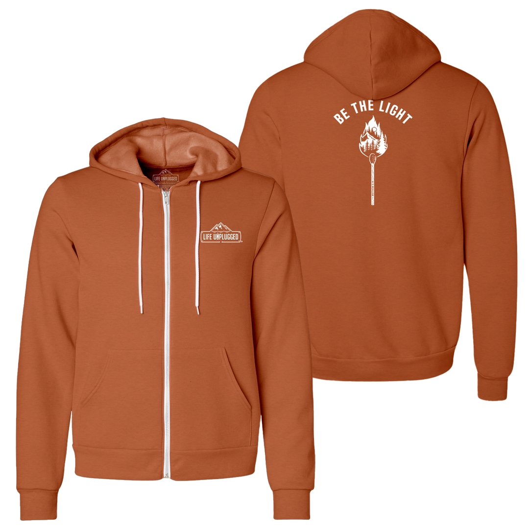 Be The Light Supersoft Midweight Zip Up Hoodie