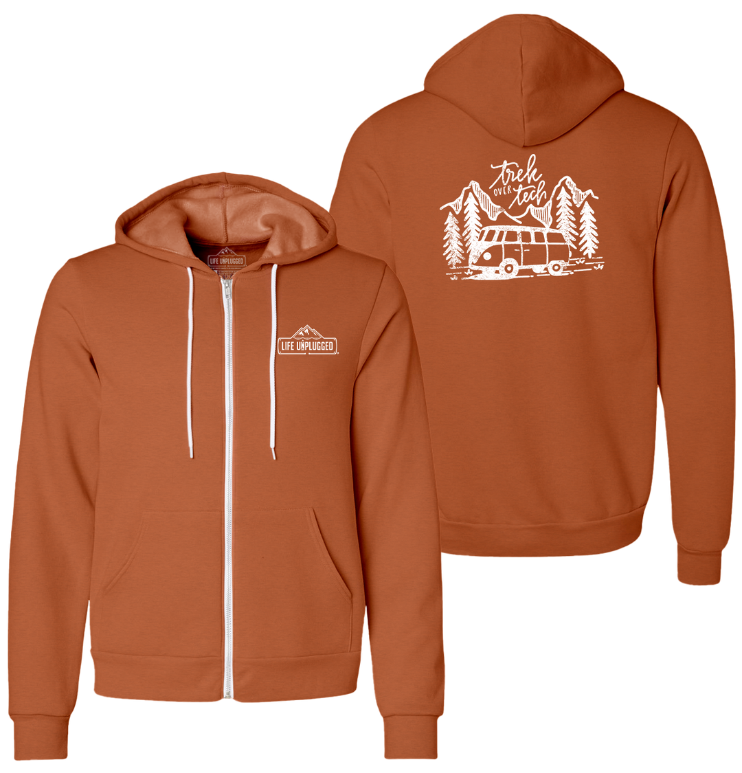 TREK OVER TECH Supersoft Midweight Zip Up Hoodie