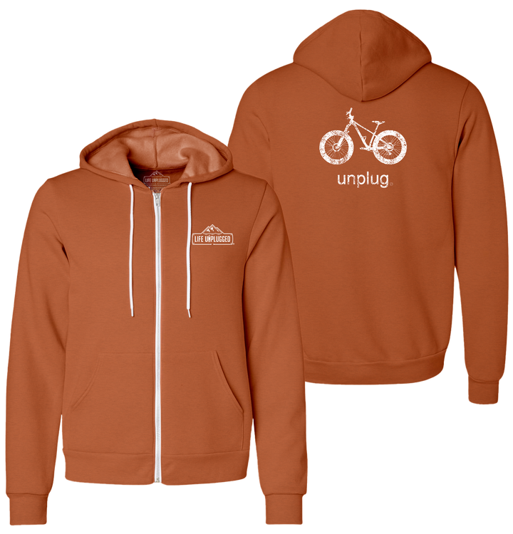 FAT TIRE BIKE Supersoft Midweight Zip Up Hoodie