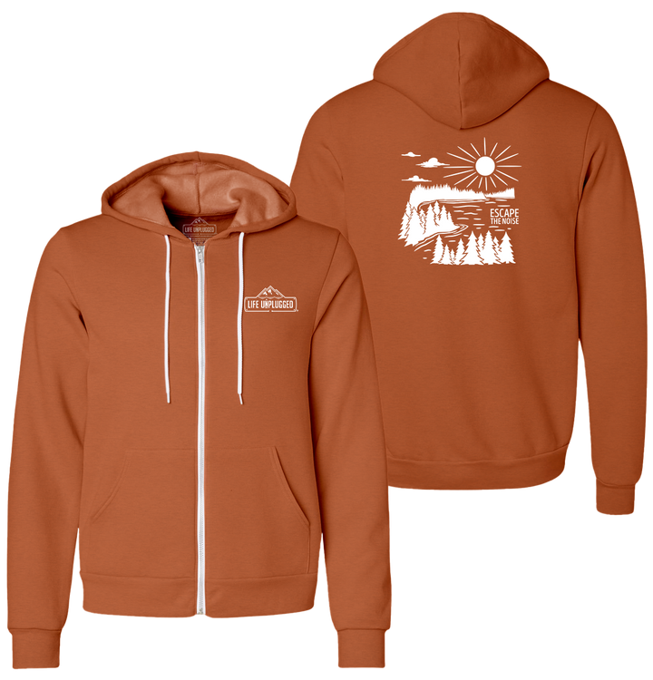 LAKE LOVE Supersoft Midweight Zip Up Hoodie