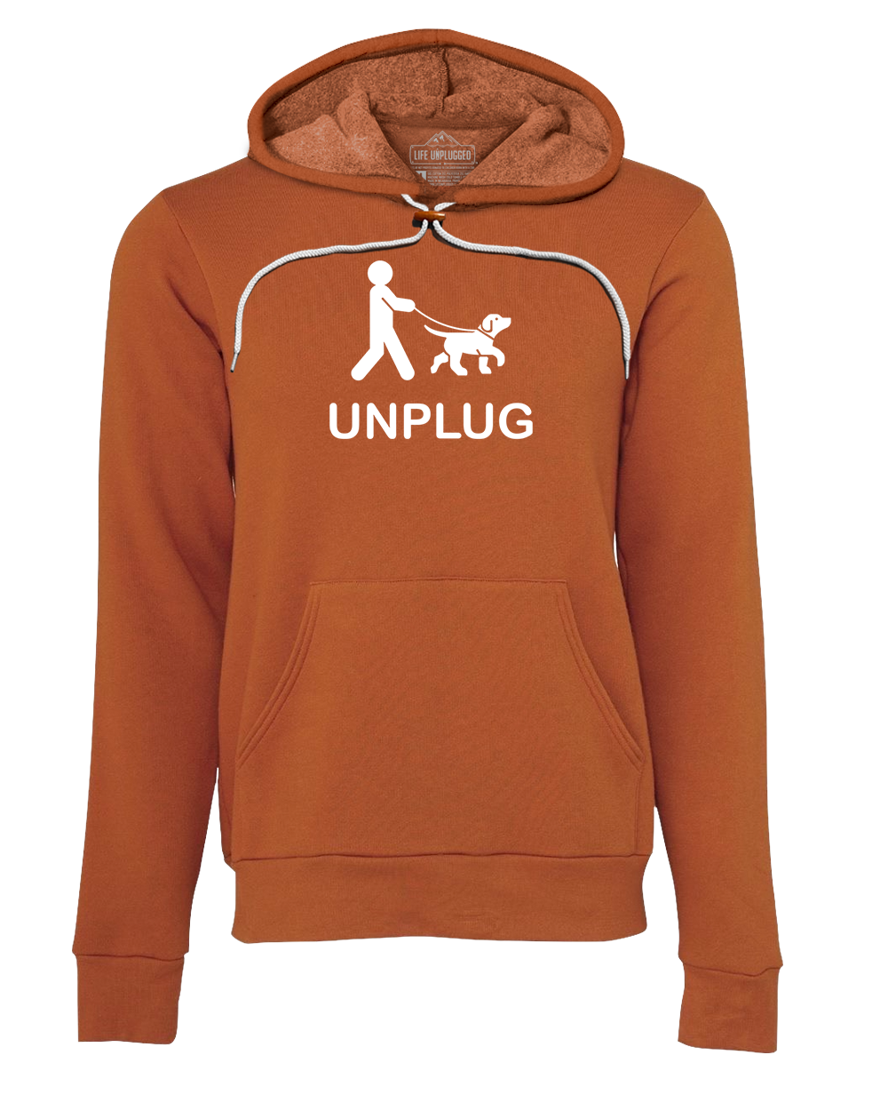 Dog Walking Premium Super Soft Hooded Sweatshirt - Life Unplugged