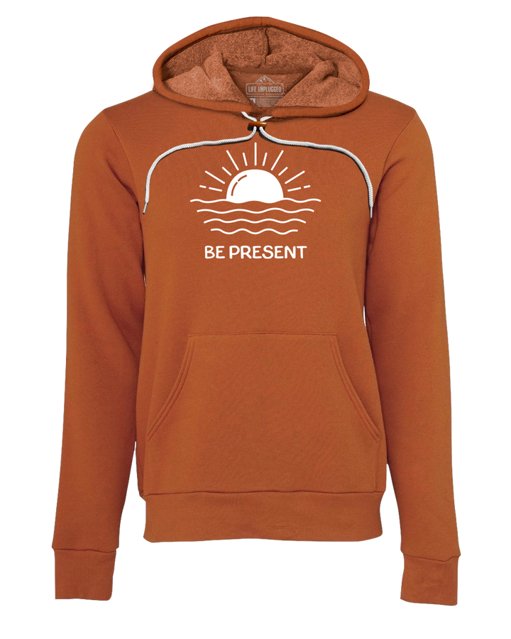 OCEAN SUNSET Premium Super Soft Hooded Sweatshirt