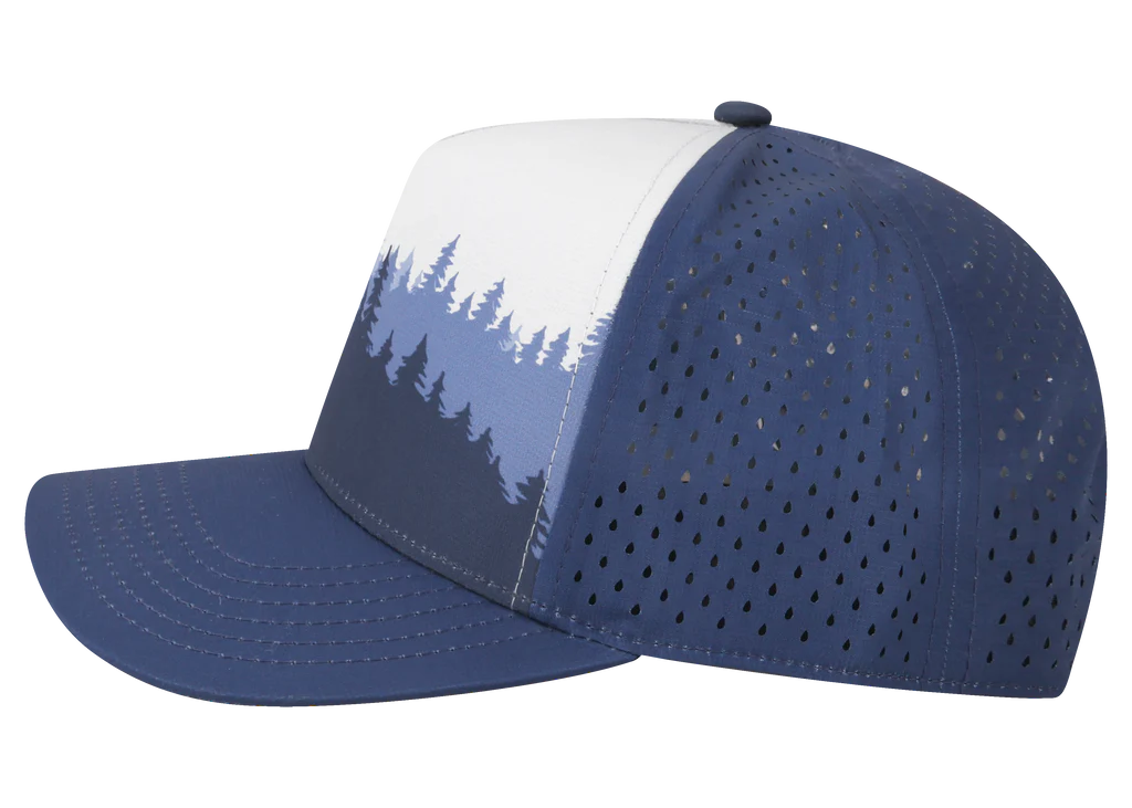 Limited Edition Blue Forest High Crown Performance Snapback