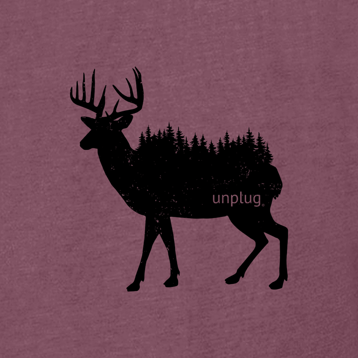 Deer In The Trees Women's T-Shirt
