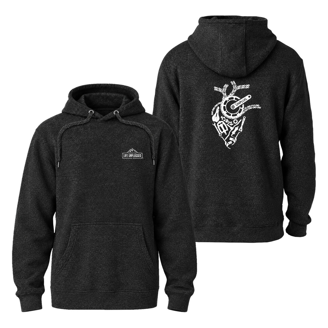 ANATOMICAL HEART (BICYCLE PARTS) Nantucket Super Soft Sweater Hoodie