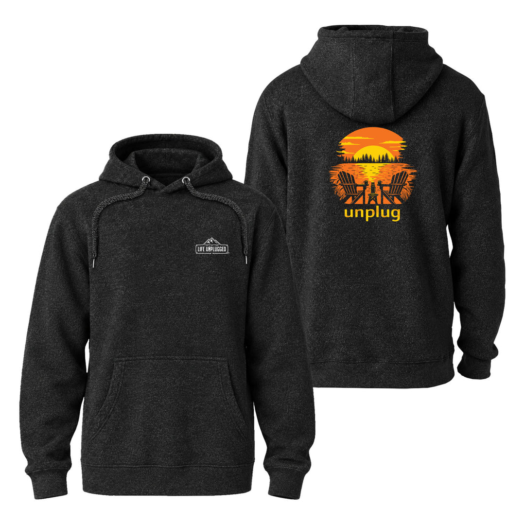 CHAIRS AT SUNSET Nantucket Super Soft Sweater Hoodie