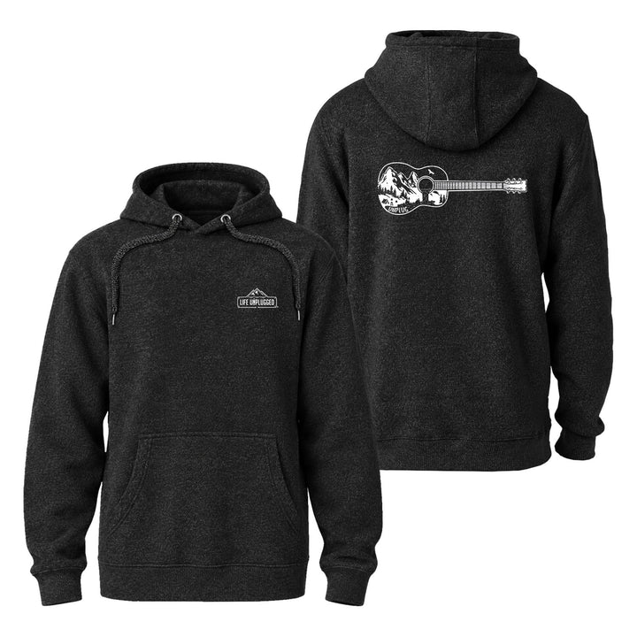 GUITAR MOUNTAIN SCENE Nantucket Super Soft Sweater Hoodie